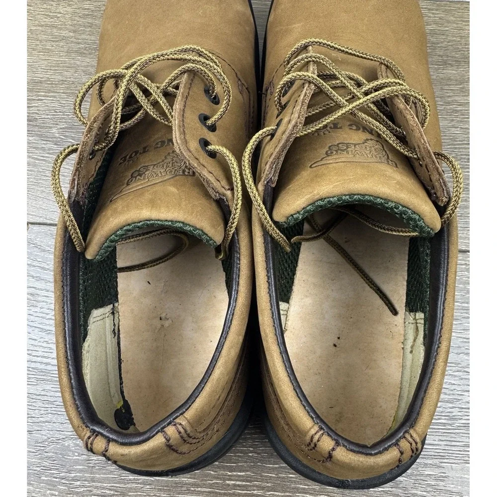 Red Wing King Toe 6634 Men's Sz 11.5 D Steel Toe Slip Resistant Brown Suede Work